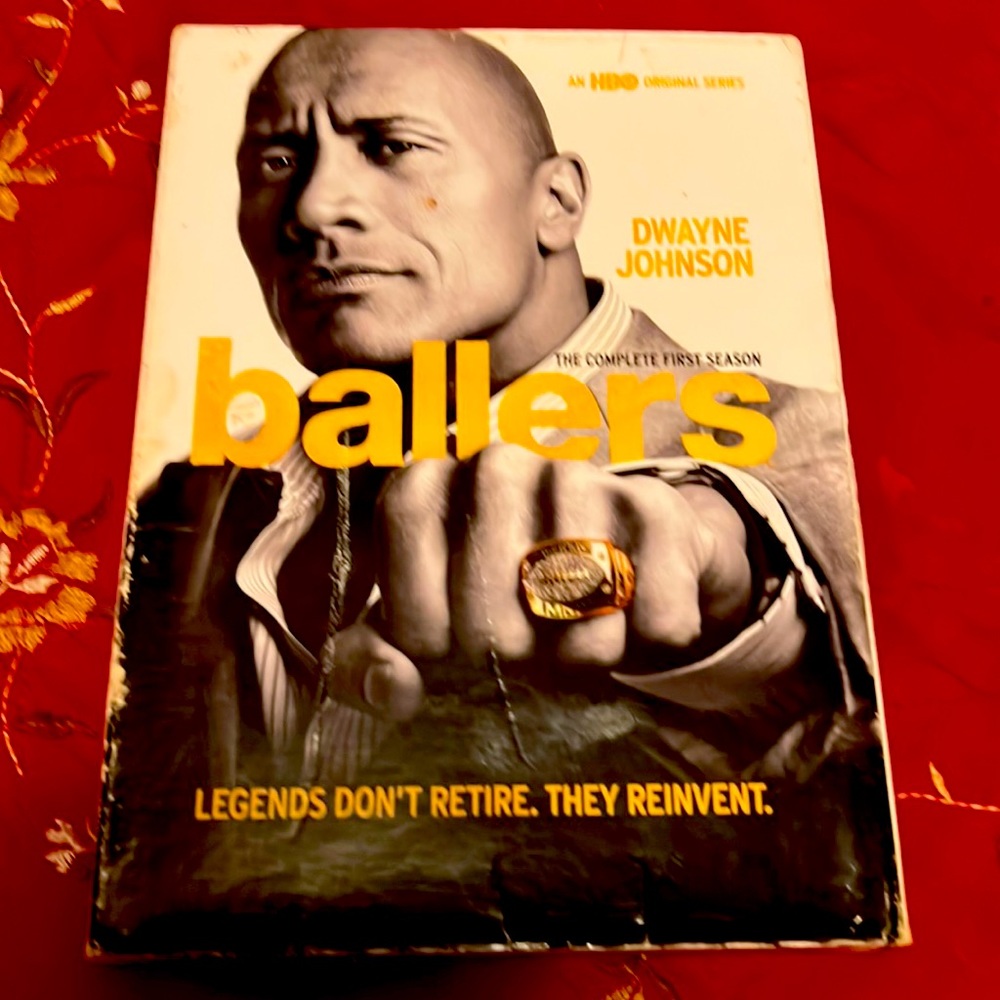 🔥"BALLERS" THE COMPLETE SEASON DVD (THE ROCK)